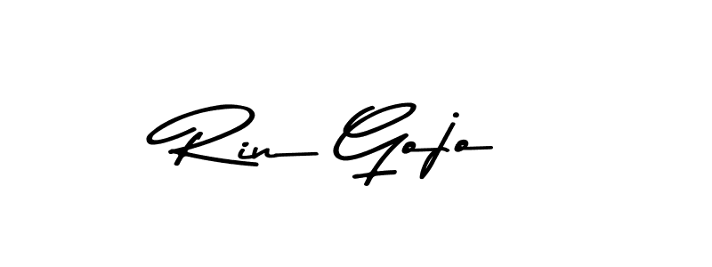 Design your own signature with our free online signature maker. With this signature software, you can create a handwritten (Asem Kandis PERSONAL USE) signature for name Rin Gojo. Rin Gojo signature style 9 images and pictures png