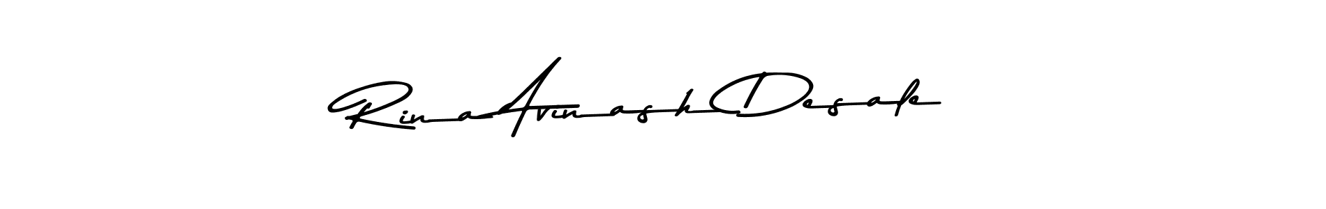 if you are searching for the best signature style for your name Rina Avinash Desale. so please give up your signature search. here we have designed multiple signature styles  using Asem Kandis PERSONAL USE. Rina Avinash Desale signature style 9 images and pictures png