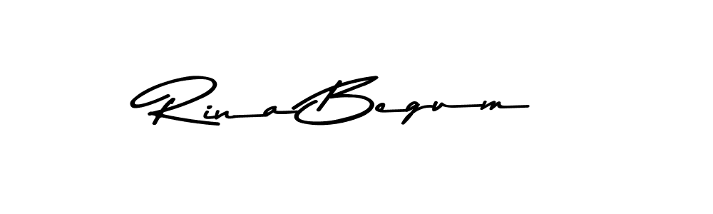 Asem Kandis PERSONAL USE is a professional signature style that is perfect for those who want to add a touch of class to their signature. It is also a great choice for those who want to make their signature more unique. Get Rina Begum name to fancy signature for free. Rina Begum signature style 9 images and pictures png