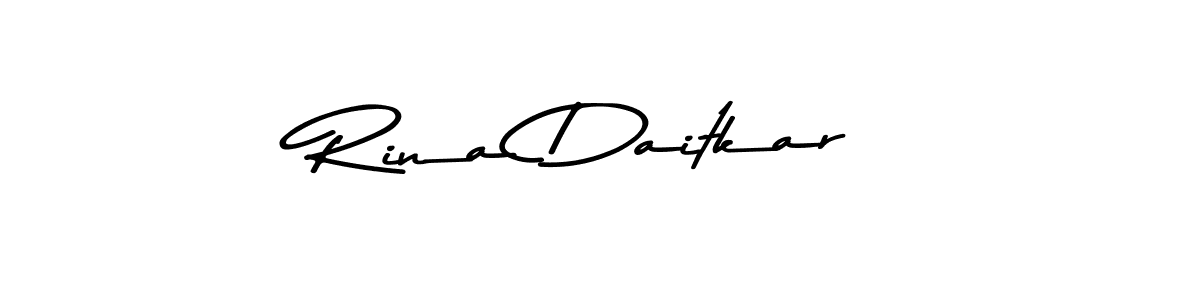 if you are searching for the best signature style for your name Rina Daitkar. so please give up your signature search. here we have designed multiple signature styles  using Asem Kandis PERSONAL USE. Rina Daitkar signature style 9 images and pictures png