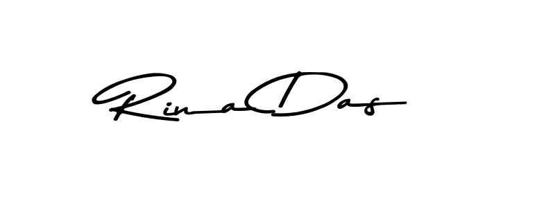 Design your own signature with our free online signature maker. With this signature software, you can create a handwritten (Asem Kandis PERSONAL USE) signature for name Rina Das. Rina Das signature style 9 images and pictures png