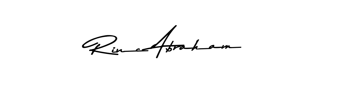 Asem Kandis PERSONAL USE is a professional signature style that is perfect for those who want to add a touch of class to their signature. It is also a great choice for those who want to make their signature more unique. Get Rinc Abraham name to fancy signature for free. Rinc Abraham signature style 9 images and pictures png