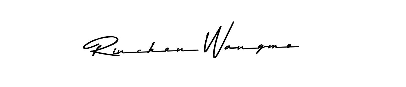 You can use this online signature creator to create a handwritten signature for the name Rinchen Wangmo. This is the best online autograph maker. Rinchen Wangmo signature style 9 images and pictures png