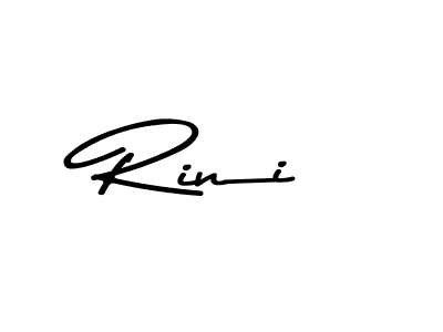 Rini stylish signature style. Best Handwritten Sign (Asem Kandis PERSONAL USE) for my name. Handwritten Signature Collection Ideas for my name Rini. Rini signature style 9 images and pictures png