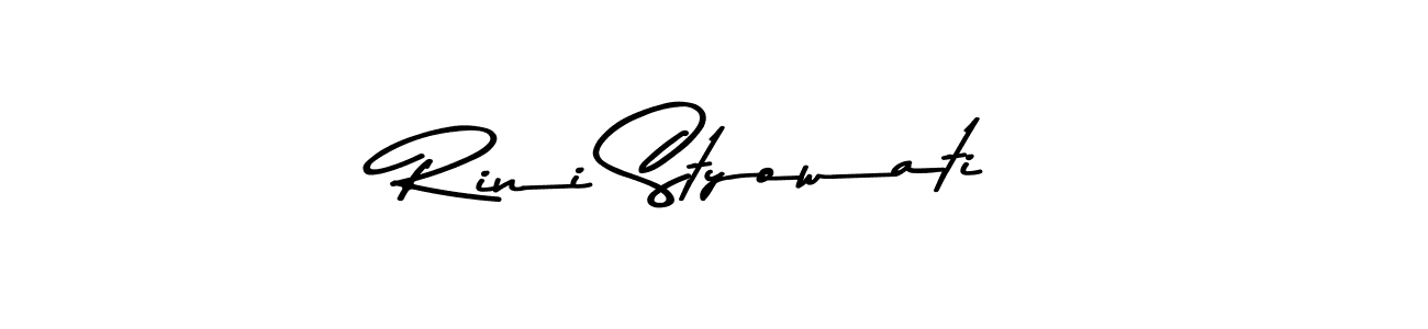 Make a beautiful signature design for name Rini Styowati. Use this online signature maker to create a handwritten signature for free. Rini Styowati signature style 9 images and pictures png