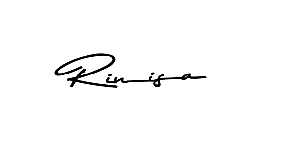 You should practise on your own different ways (Asem Kandis PERSONAL USE) to write your name (Rinisa) in signature. don't let someone else do it for you. Rinisa signature style 9 images and pictures png