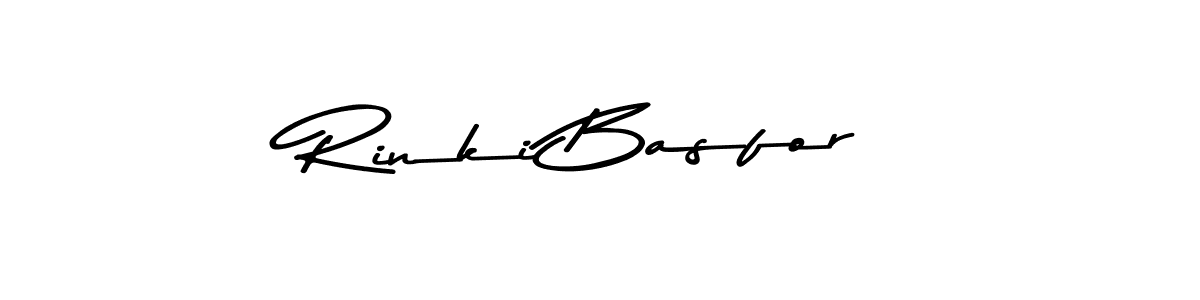 Make a beautiful signature design for name Rinki Basfor. Use this online signature maker to create a handwritten signature for free. Rinki Basfor signature style 9 images and pictures png