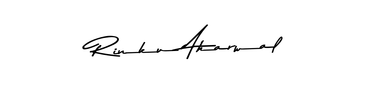 Design your own signature with our free online signature maker. With this signature software, you can create a handwritten (Asem Kandis PERSONAL USE) signature for name Rinku Aharwal. Rinku Aharwal signature style 9 images and pictures png