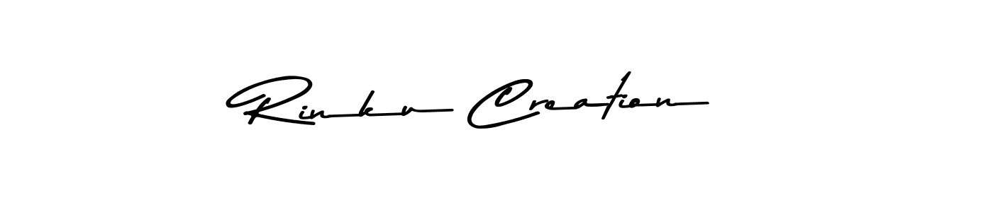 Rinku Creation stylish signature style. Best Handwritten Sign (Asem Kandis PERSONAL USE) for my name. Handwritten Signature Collection Ideas for my name Rinku Creation. Rinku Creation signature style 9 images and pictures png