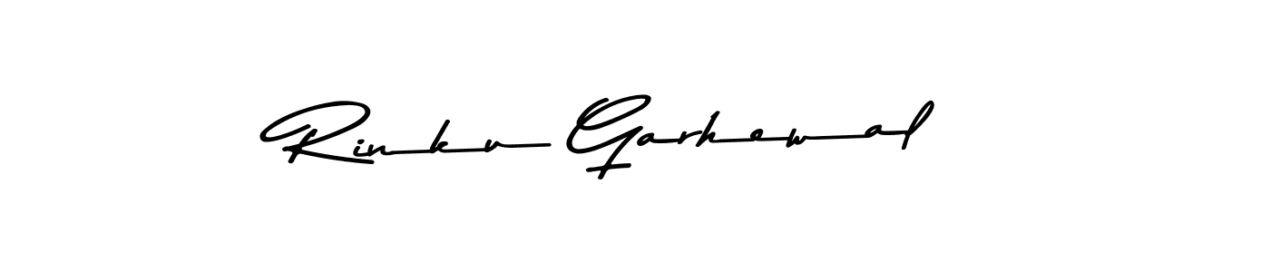 Rinku Garhewal stylish signature style. Best Handwritten Sign (Asem Kandis PERSONAL USE) for my name. Handwritten Signature Collection Ideas for my name Rinku Garhewal. Rinku Garhewal signature style 9 images and pictures png