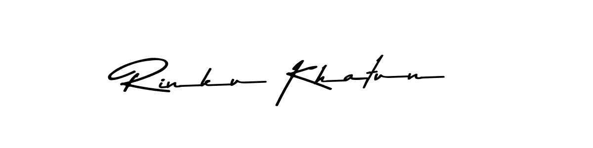 Use a signature maker to create a handwritten signature online. With this signature software, you can design (Asem Kandis PERSONAL USE) your own signature for name Rinku Khatun. Rinku Khatun signature style 9 images and pictures png