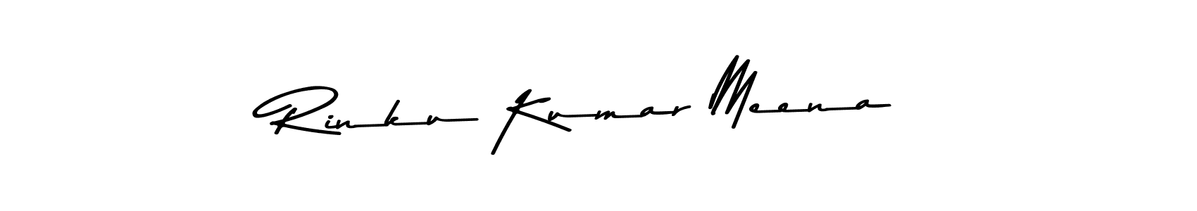 Design your own signature with our free online signature maker. With this signature software, you can create a handwritten (Asem Kandis PERSONAL USE) signature for name Rinku Kumar Meena. Rinku Kumar Meena signature style 9 images and pictures png