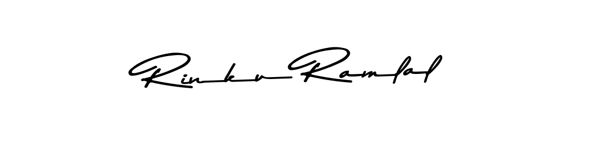 Similarly Asem Kandis PERSONAL USE is the best handwritten signature design. Signature creator online .You can use it as an online autograph creator for name Rinku Ramlal. Rinku Ramlal signature style 9 images and pictures png