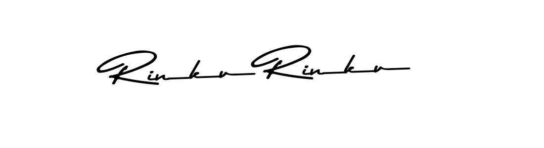 Make a beautiful signature design for name Rinku Rinku. With this signature (Asem Kandis PERSONAL USE) style, you can create a handwritten signature for free. Rinku Rinku signature style 9 images and pictures png