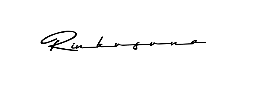 Create a beautiful signature design for name Rinkusuna. With this signature (Asem Kandis PERSONAL USE) fonts, you can make a handwritten signature for free. Rinkusuna signature style 9 images and pictures png
