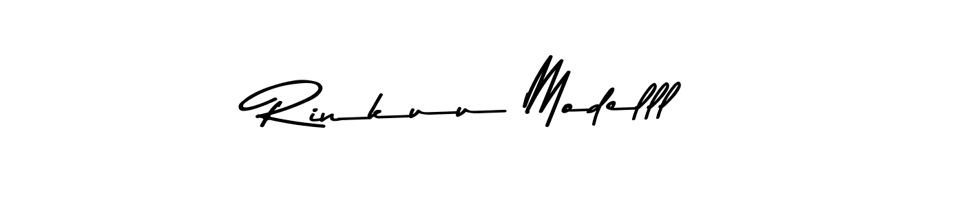 Asem Kandis PERSONAL USE is a professional signature style that is perfect for those who want to add a touch of class to their signature. It is also a great choice for those who want to make their signature more unique. Get Rinkuu Modelll name to fancy signature for free. Rinkuu Modelll signature style 9 images and pictures png