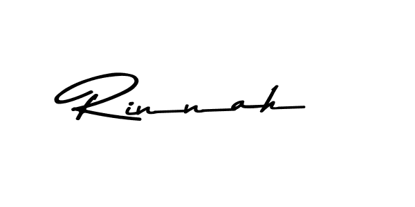 How to make Rinnah signature? Asem Kandis PERSONAL USE is a professional autograph style. Create handwritten signature for Rinnah name. Rinnah signature style 9 images and pictures png