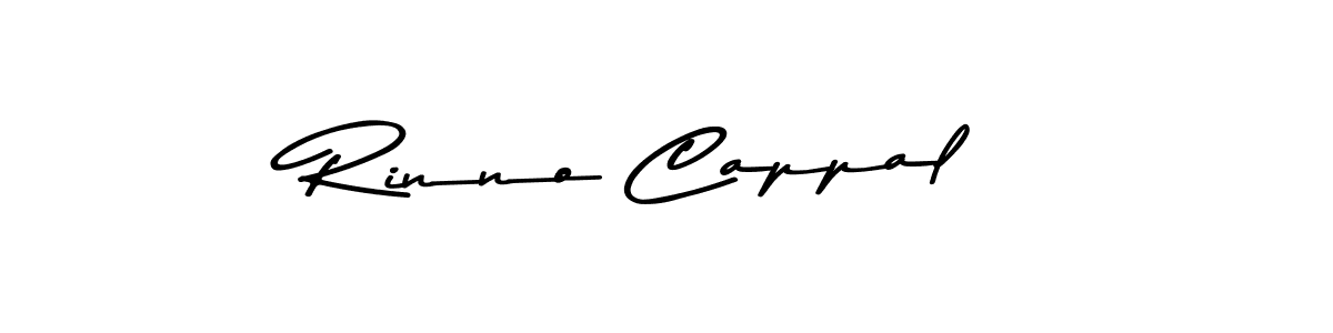 This is the best signature style for the Rinno Cappal name. Also you like these signature font (Asem Kandis PERSONAL USE). Mix name signature. Rinno Cappal signature style 9 images and pictures png