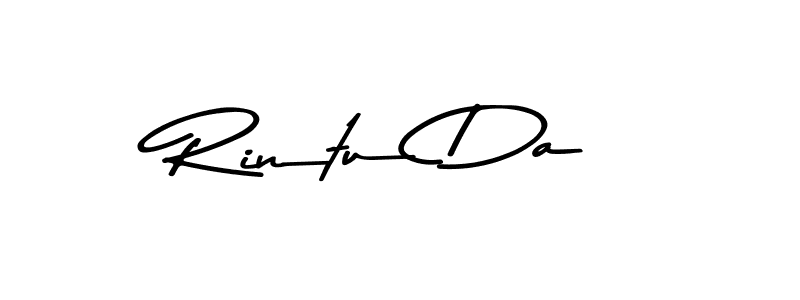 if you are searching for the best signature style for your name Rintu Da. so please give up your signature search. here we have designed multiple signature styles  using Asem Kandis PERSONAL USE. Rintu Da signature style 9 images and pictures png