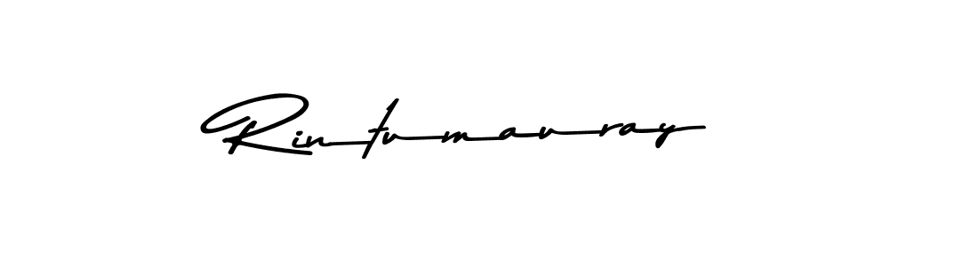Rintumauray stylish signature style. Best Handwritten Sign (Asem Kandis PERSONAL USE) for my name. Handwritten Signature Collection Ideas for my name Rintumauray. Rintumauray signature style 9 images and pictures png