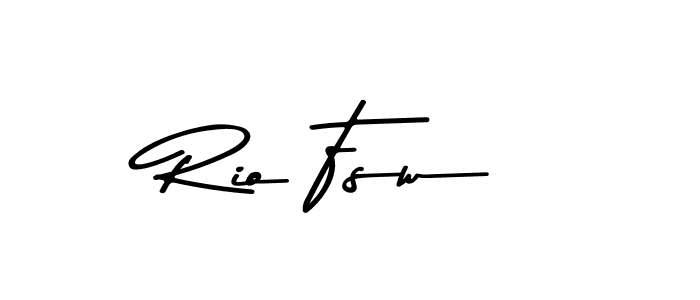 Make a beautiful signature design for name Rio Fsw. With this signature (Asem Kandis PERSONAL USE) style, you can create a handwritten signature for free. Rio Fsw signature style 9 images and pictures png