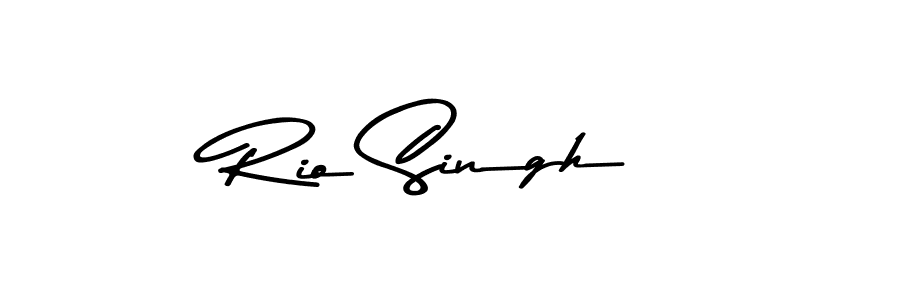 Rio Singh stylish signature style. Best Handwritten Sign (Asem Kandis PERSONAL USE) for my name. Handwritten Signature Collection Ideas for my name Rio Singh. Rio Singh signature style 9 images and pictures png