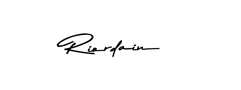 Make a beautiful signature design for name Riordain. With this signature (Asem Kandis PERSONAL USE) style, you can create a handwritten signature for free. Riordain signature style 9 images and pictures png