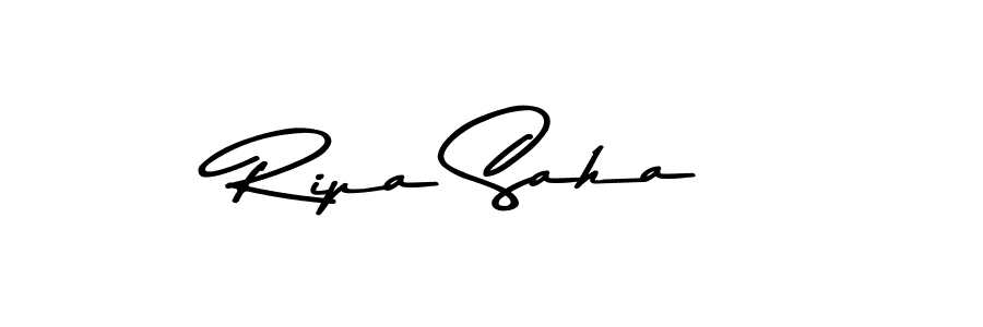 Make a beautiful signature design for name Ripa Saha. With this signature (Asem Kandis PERSONAL USE) style, you can create a handwritten signature for free. Ripa Saha signature style 9 images and pictures png