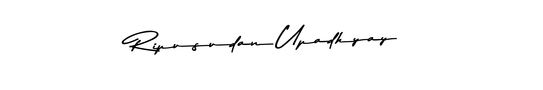 Use a signature maker to create a handwritten signature online. With this signature software, you can design (Asem Kandis PERSONAL USE) your own signature for name Ripusudan Upadhyay. Ripusudan Upadhyay signature style 9 images and pictures png