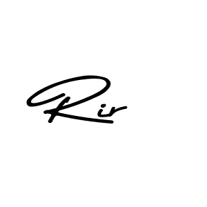 Use a signature maker to create a handwritten signature online. With this signature software, you can design (Asem Kandis PERSONAL USE) your own signature for name Rir. Rir signature style 9 images and pictures png