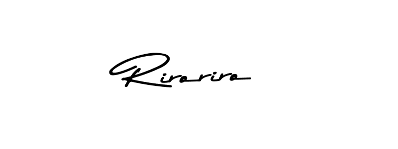 How to make Riroriro signature? Asem Kandis PERSONAL USE is a professional autograph style. Create handwritten signature for Riroriro name. Riroriro signature style 9 images and pictures png