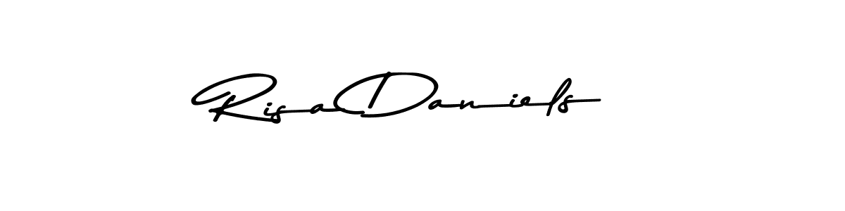 Also You can easily find your signature by using the search form. We will create Risa Daniels name handwritten signature images for you free of cost using Asem Kandis PERSONAL USE sign style. Risa Daniels signature style 9 images and pictures png