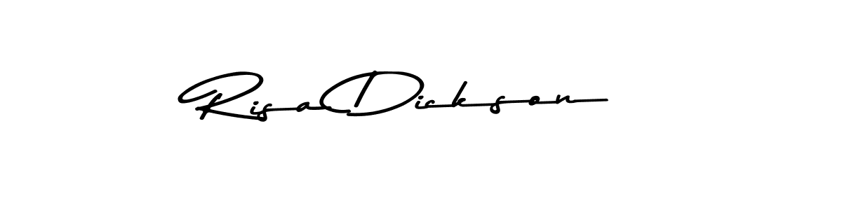 The best way (Asem Kandis PERSONAL USE) to make a short signature is to pick only two or three words in your name. The name Risa Dickson include a total of six letters. For converting this name. Risa Dickson signature style 9 images and pictures png