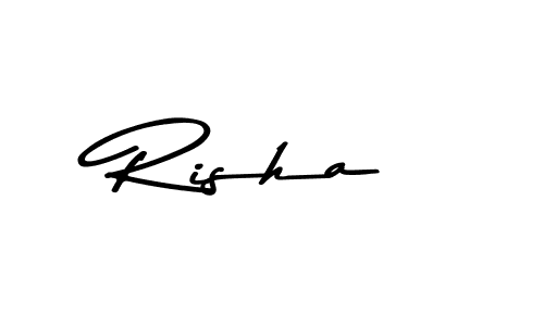 The best way (Asem Kandis PERSONAL USE) to make a short signature is to pick only two or three words in your name. The name Risha include a total of six letters. For converting this name. Risha signature style 9 images and pictures png