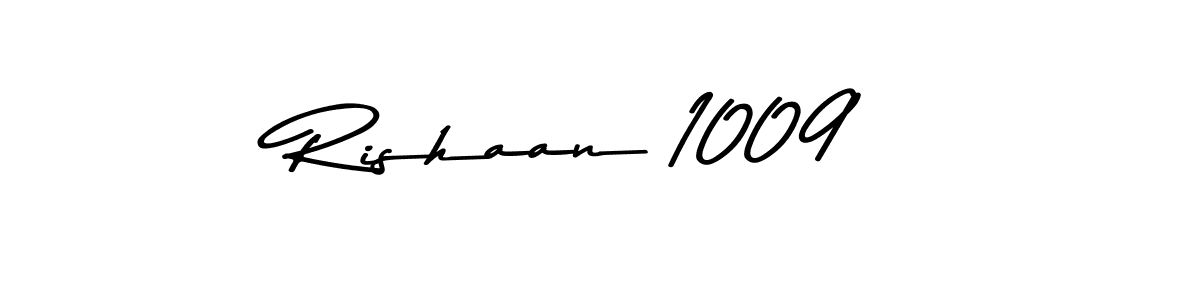 Create a beautiful signature design for name Rishaan 1009. With this signature (Asem Kandis PERSONAL USE) fonts, you can make a handwritten signature for free. Rishaan 1009 signature style 9 images and pictures png