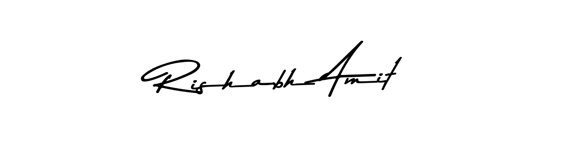 Asem Kandis PERSONAL USE is a professional signature style that is perfect for those who want to add a touch of class to their signature. It is also a great choice for those who want to make their signature more unique. Get Rishabh Amit name to fancy signature for free. Rishabh Amit signature style 9 images and pictures png