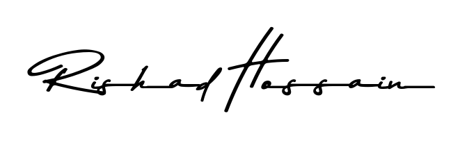 A timeless handwritten aesthetic for Rishad Hossain. The Asem Kandis PERSONAL USE font gives your signature a handcrafted feel with natural curves. Rishad Hossain signature style 9 images and pictures png