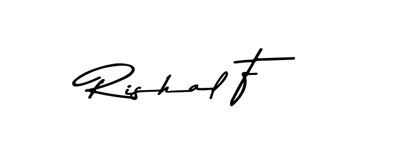 The best way (Asem Kandis PERSONAL USE) to make a short signature is to pick only two or three words in your name. The name Rishal F include a total of six letters. For converting this name. Rishal F signature style 9 images and pictures png