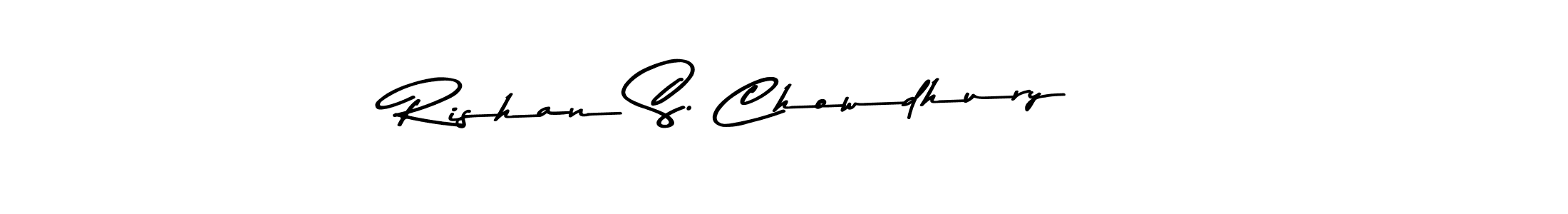 Asem Kandis PERSONAL USE is a professional signature style that is perfect for those who want to add a touch of class to their signature. It is also a great choice for those who want to make their signature more unique. Get Rishan S. Chowdhury    name to fancy signature for free. Rishan S. Chowdhury    signature style 9 images and pictures png