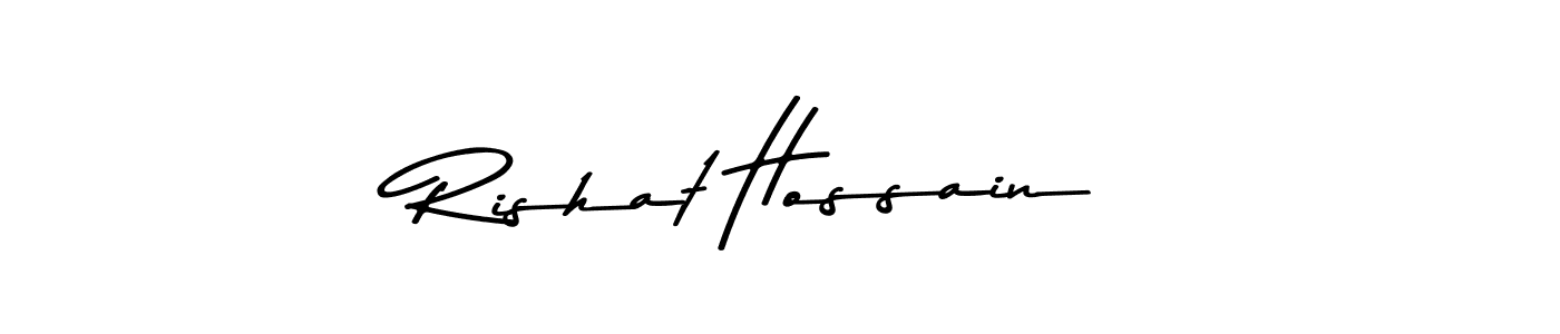 How to Draw Rishat Hossain signature style? Asem Kandis PERSONAL USE is a latest design signature styles for name Rishat Hossain. Rishat Hossain signature style 9 images and pictures png