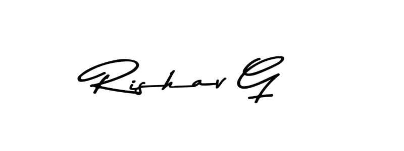 You should practise on your own different ways (Asem Kandis PERSONAL USE) to write your name (Rishav G) in signature. don't let someone else do it for you. Rishav G signature style 9 images and pictures png