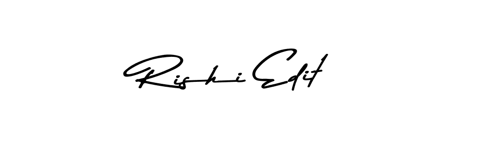 Rishi Edit stylish signature style. Best Handwritten Sign (Asem Kandis PERSONAL USE) for my name. Handwritten Signature Collection Ideas for my name Rishi Edit. Rishi Edit signature style 9 images and pictures png