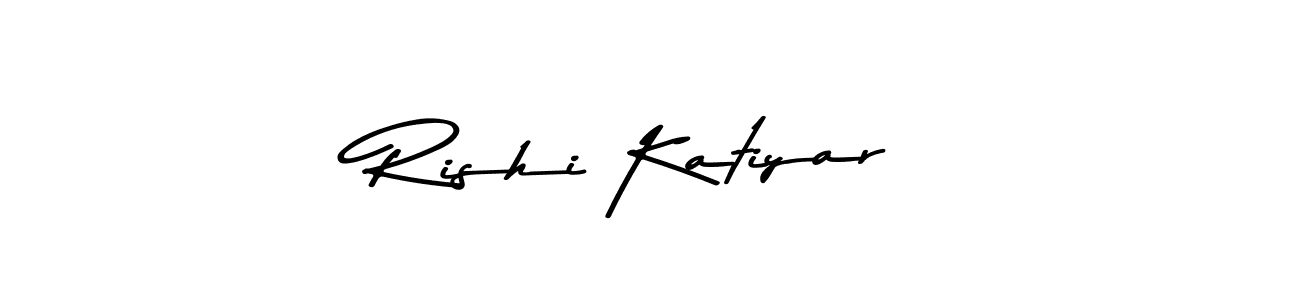 Make a beautiful signature design for name Rishi Katiyar. With this signature (Asem Kandis PERSONAL USE) style, you can create a handwritten signature for free. Rishi Katiyar signature style 9 images and pictures png
