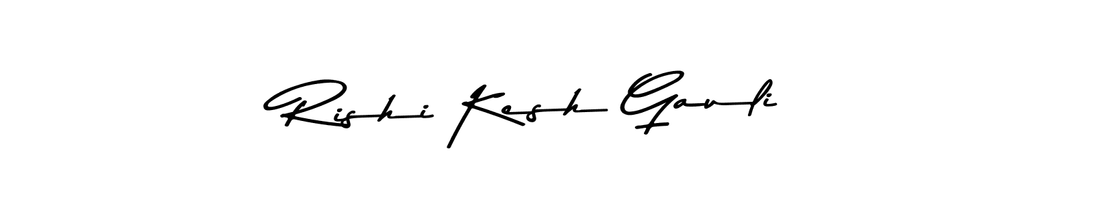 Make a beautiful signature design for name Rishi Kesh Gauli. With this signature (Asem Kandis PERSONAL USE) style, you can create a handwritten signature for free. Rishi Kesh Gauli signature style 9 images and pictures png