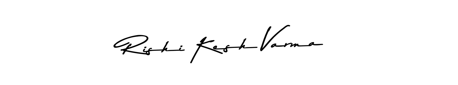 Make a beautiful signature design for name Rishi Kesh Varma. With this signature (Asem Kandis PERSONAL USE) style, you can create a handwritten signature for free. Rishi Kesh Varma signature style 9 images and pictures png