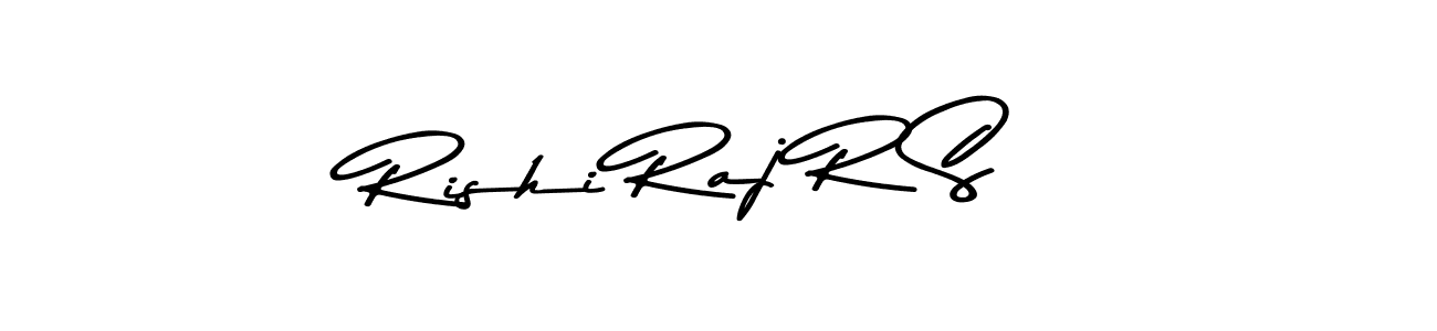 Design your own signature with our free online signature maker. With this signature software, you can create a handwritten (Asem Kandis PERSONAL USE) signature for name Rishi Raj R S. Rishi Raj R S signature style 9 images and pictures png