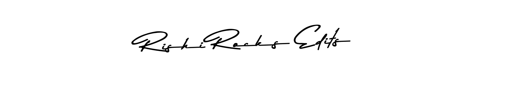 Design your own signature with our free online signature maker. With this signature software, you can create a handwritten (Asem Kandis PERSONAL USE) signature for name Rishi Rocks Edits. Rishi Rocks Edits signature style 9 images and pictures png