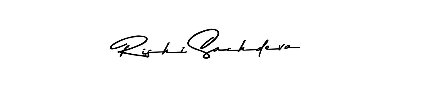 Design your own signature with our free online signature maker. With this signature software, you can create a handwritten (Asem Kandis PERSONAL USE) signature for name Rishi Sachdeva. Rishi Sachdeva signature style 9 images and pictures png