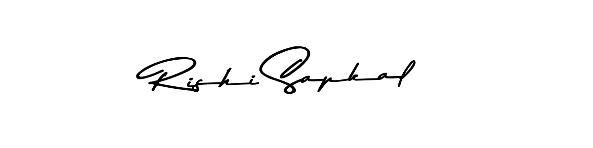 Design your own signature with our free online signature maker. With this signature software, you can create a handwritten (Asem Kandis PERSONAL USE) signature for name Rishi Sapkal. Rishi Sapkal signature style 9 images and pictures png