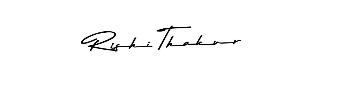 Design your own signature with our free online signature maker. With this signature software, you can create a handwritten (Asem Kandis PERSONAL USE) signature for name Rishi Thakur. Rishi Thakur signature style 9 images and pictures png